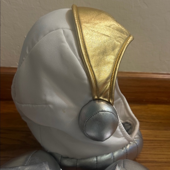 Pottery Barn Kids Silver Spacesuit Astronaut Costume & HELMET SET - Picture 8 of 15